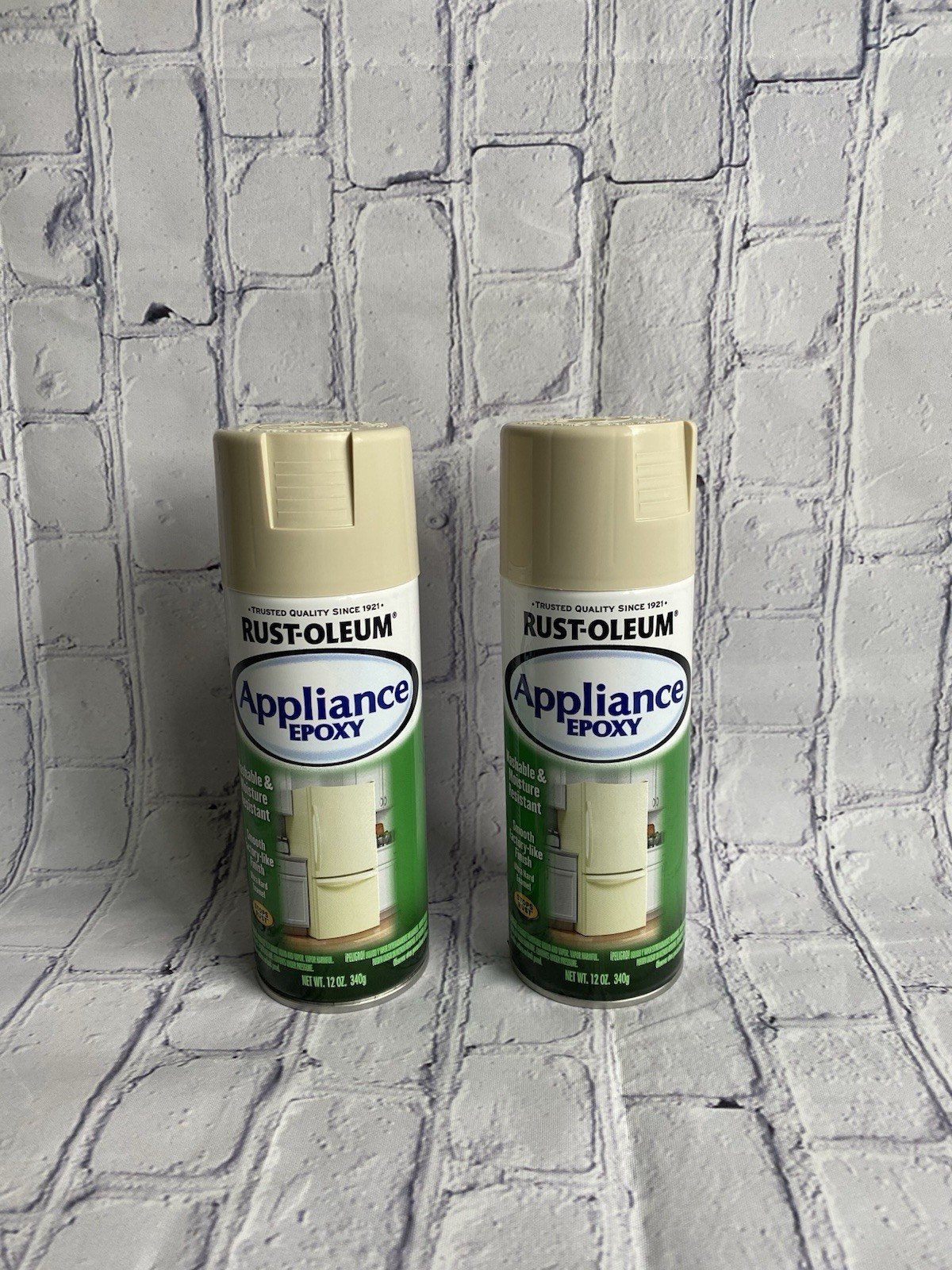 Rust-Oleum Rustoleum Appliance Epoxy Spray Paint 2 Cans New Almond