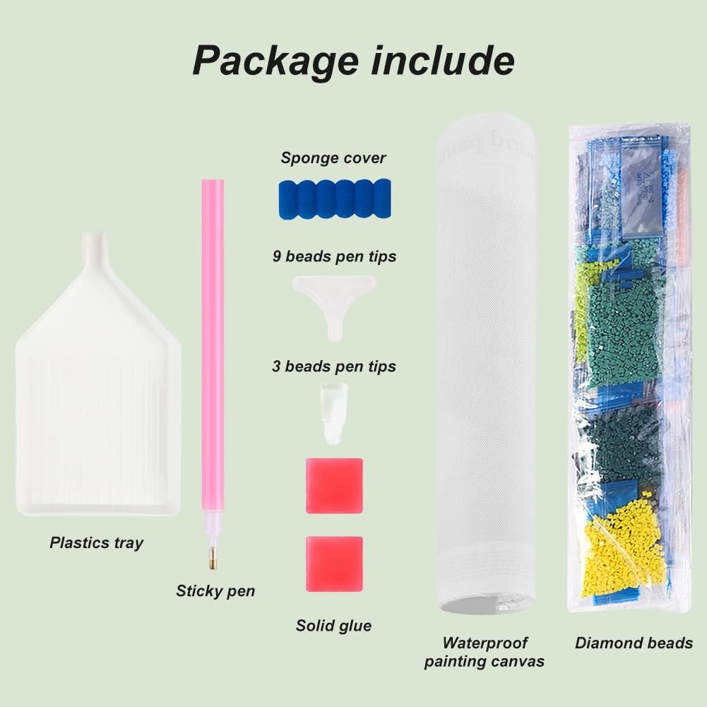Diamond Painting Kits for Adults, Horse 5D Full Drill Diamond Art Kits for x