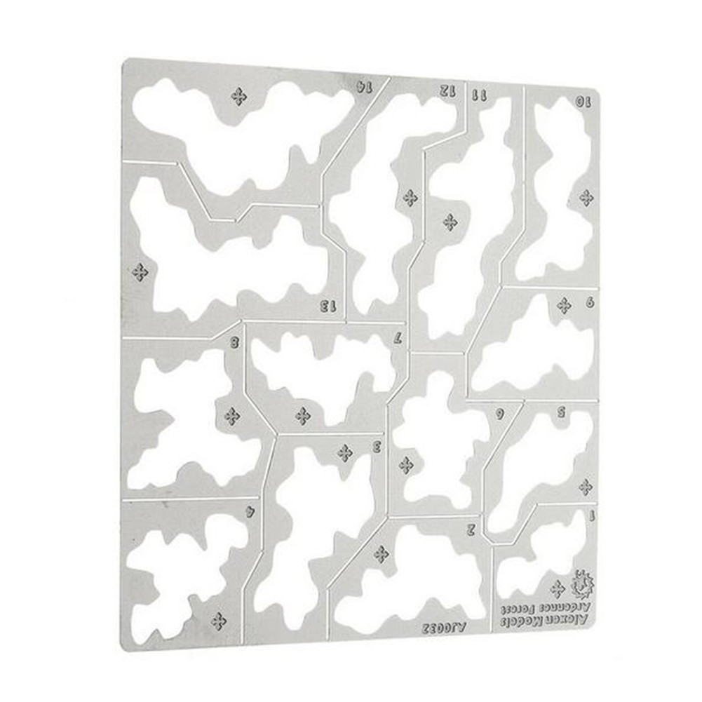 1/35 1/100 Stenciling Template Spray Model Hollow Craft Adult/Kids DIY Tool