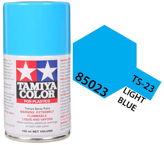 Tamiya 85023 TS-23 Light Blue Lacquer Spray Paint 100ml – US Fast Ship