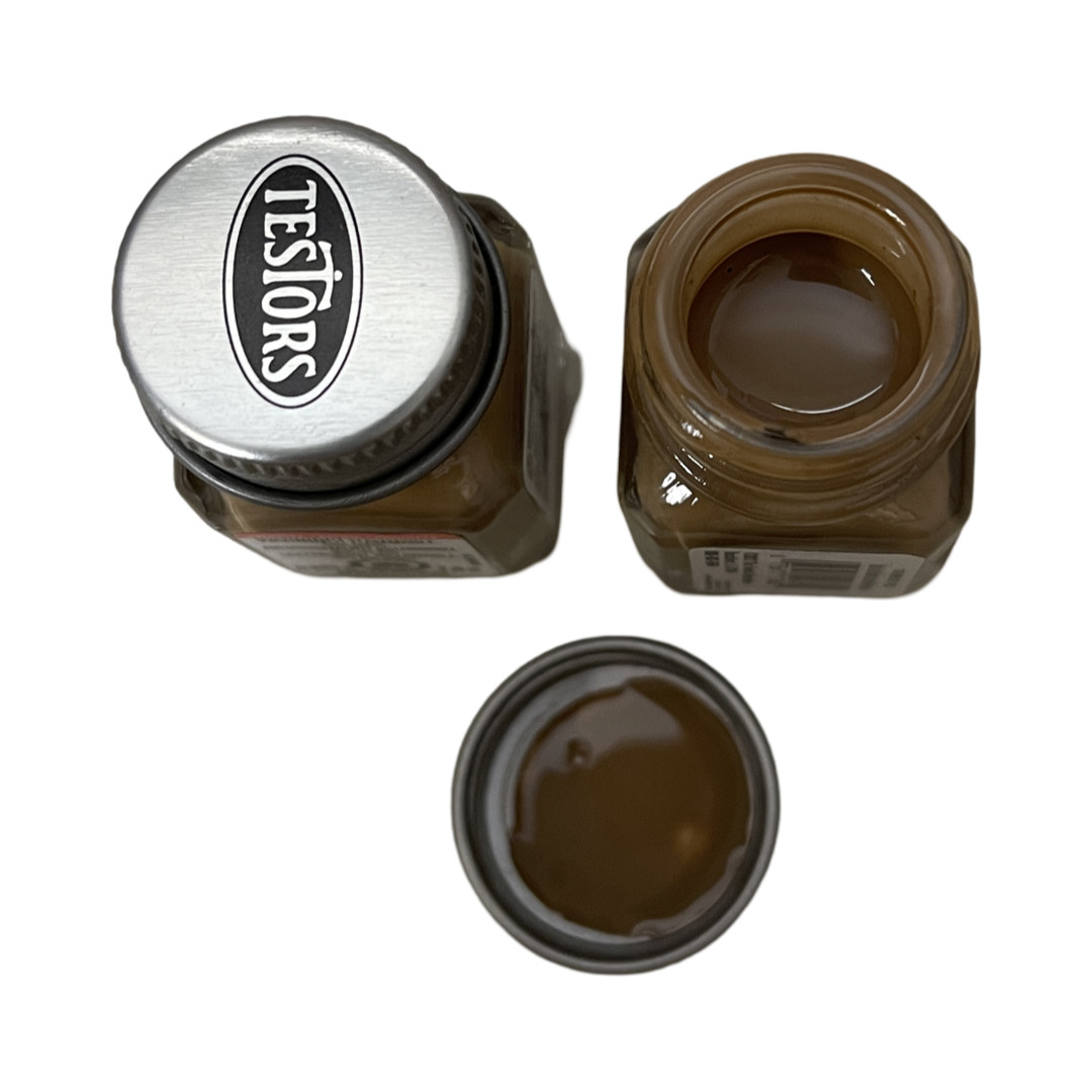 New TESTORS Dark Tan, 1136, Enamel, 0.5 fl oz (2 pack of 0.25 fl oz)