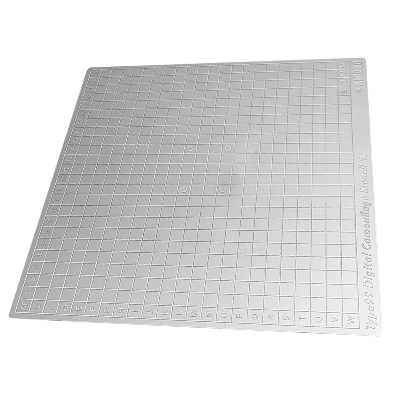 1Pc Stainless Steel Camouflage Mark Cut Mat For 1/35 1/100 Military Tank Models