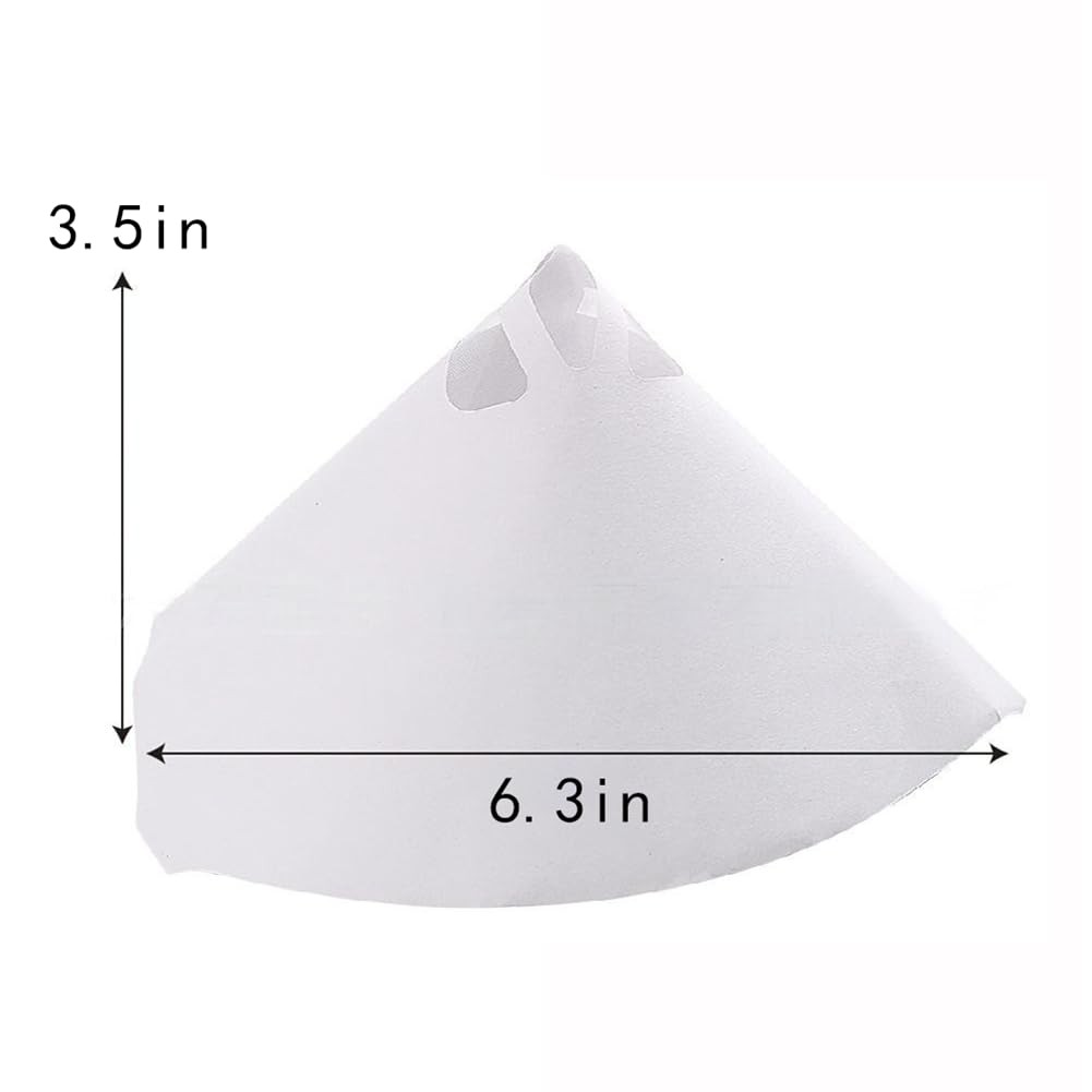 EYAKEG 50 Pack of Paint Strainers, Filter Strainer Paper Cone – 190…