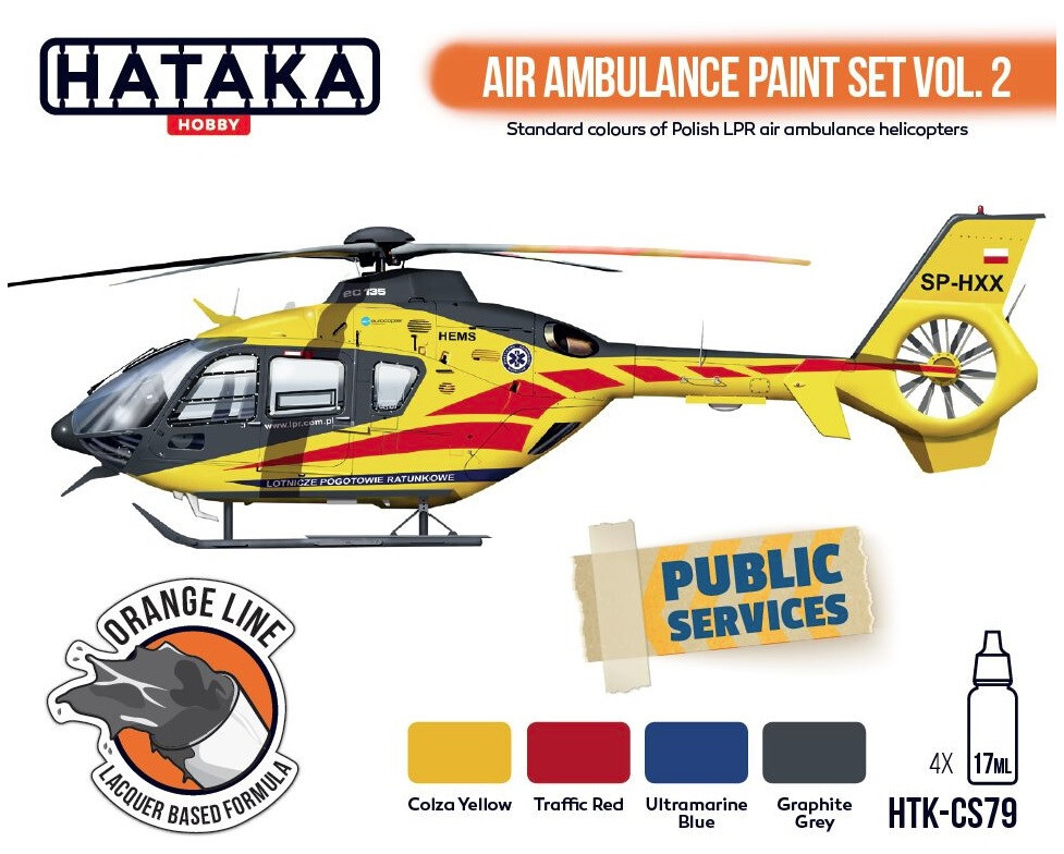 Hataka CS79 Air Ambulance paint set vol.2
