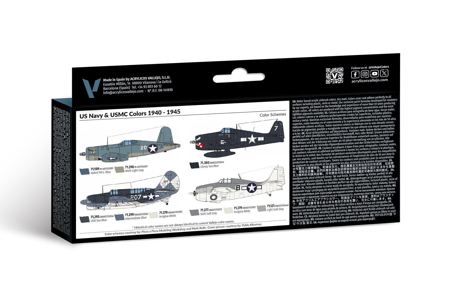 WWII USN Aircraft Model Watercolor Air Paint 17ml