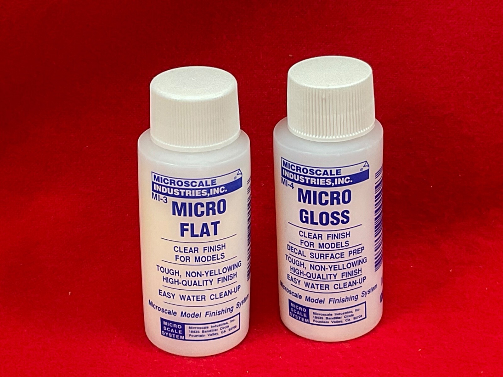 Microscale Industries MI3 + MI4 MICRO COAT FLAT + GLOSS 1oz bottle CLEAR FINISH