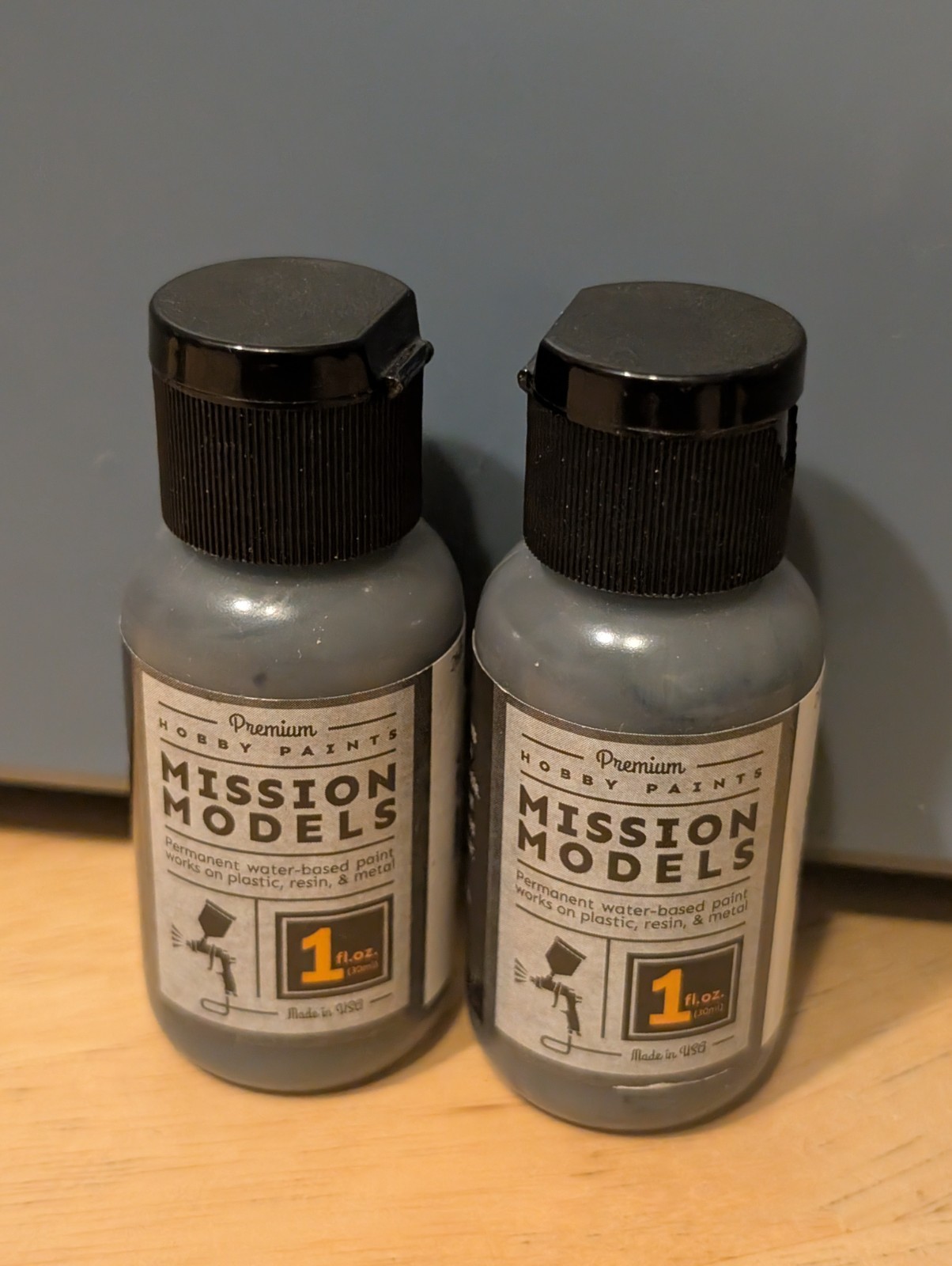 Mission Models (2) Acrylic Hobby Paints – Gunship Grey FS 36118 – MMP 084