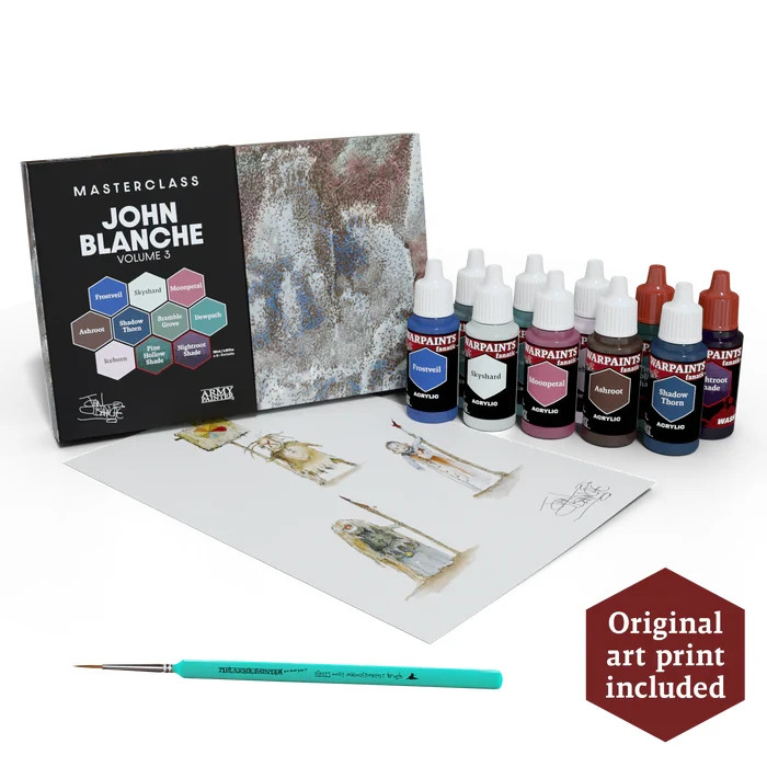 Army Painter John Blanche Masterclass Vol 1-4 Complete Paint Set Bundle MINT NEW