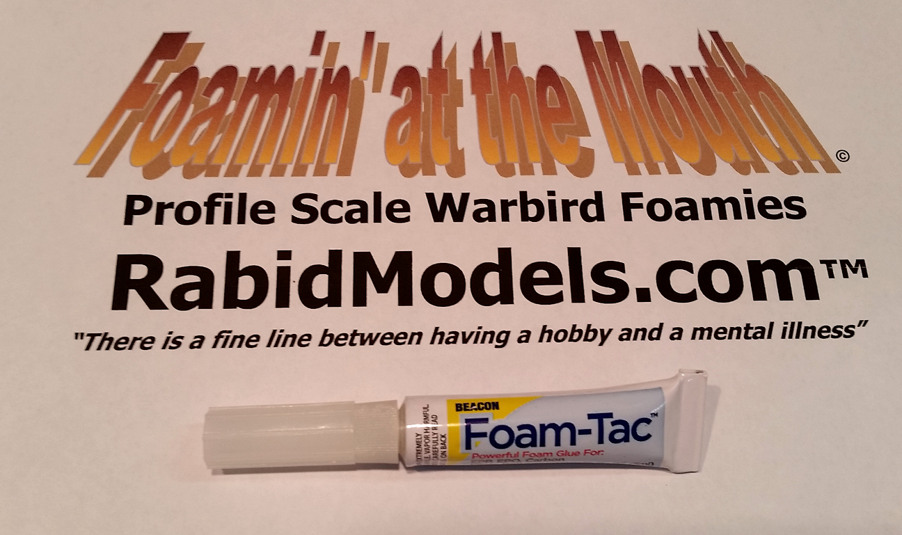 FOAM-TAC GLUE MINI 3-PACK 5ml tube *Fast*Clear*Flexible*FOAM SAFE*Waterproof*