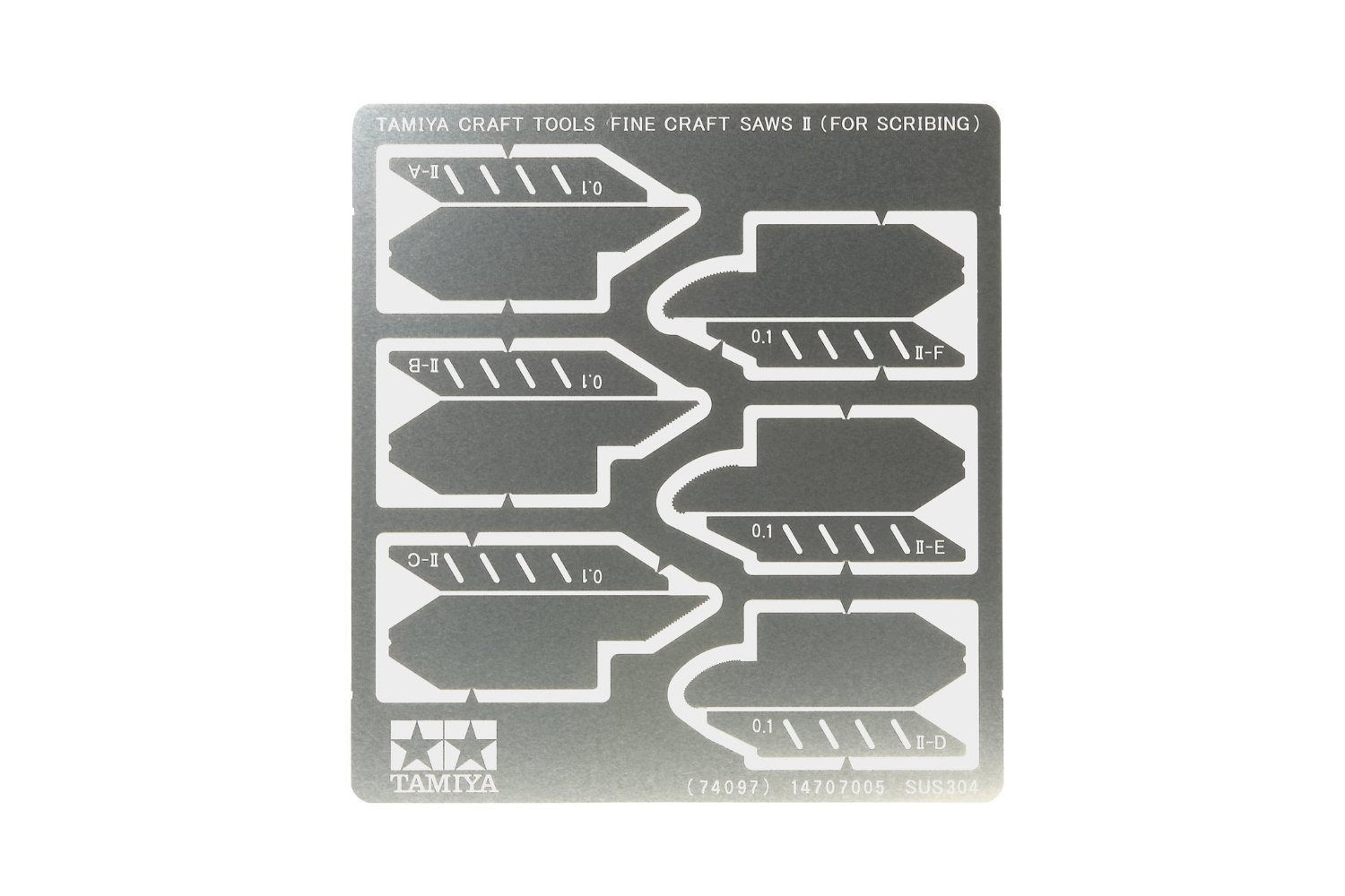 TAMIYA Craft Tools No 97 FINE CRAFT SAWS (for SCRIBING) Thickness 0.1mm 74097