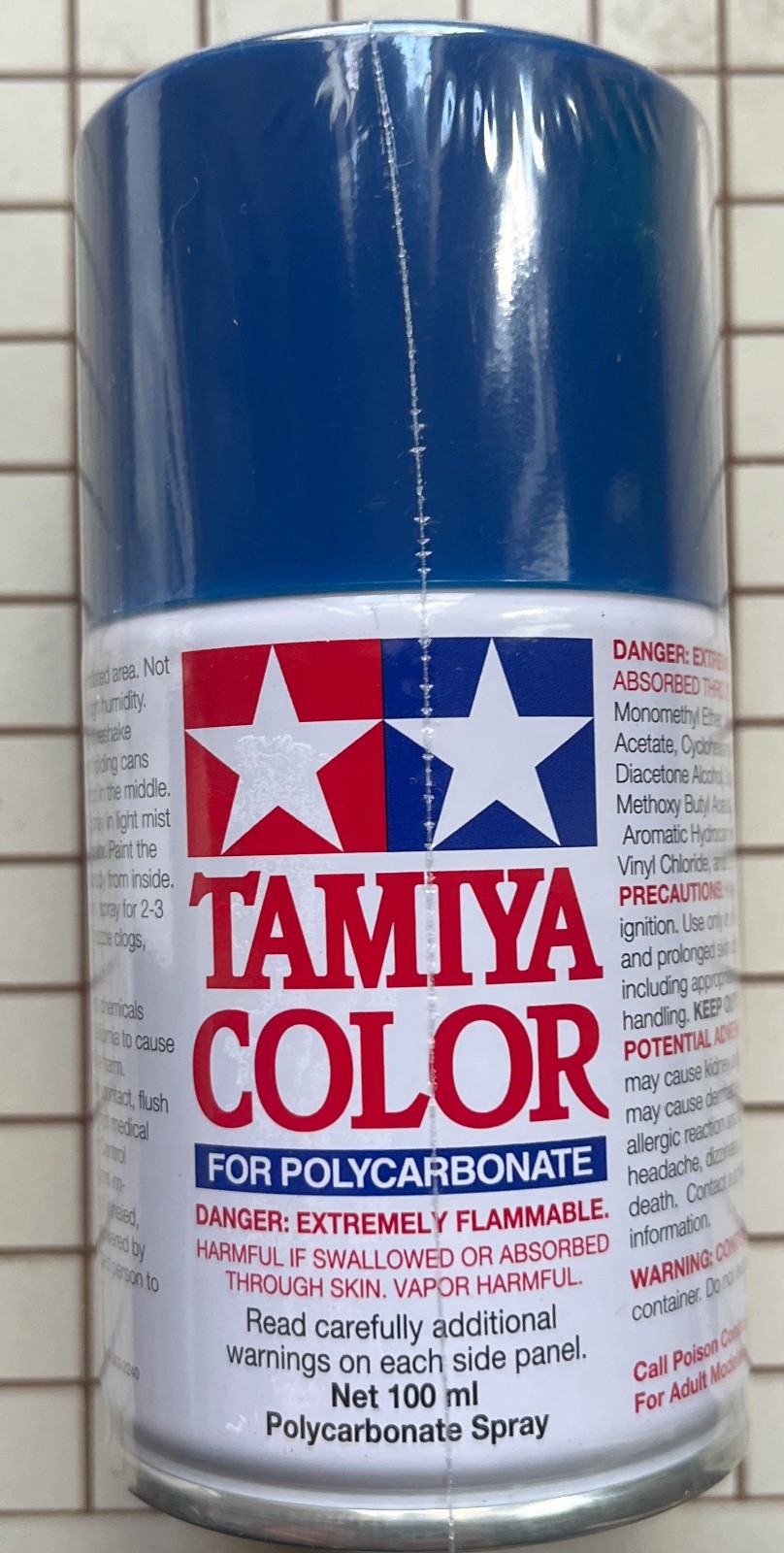 Tamiya RC PS-4 Blue Spray Paint Polycarbonate Bodies 100ml # 86004