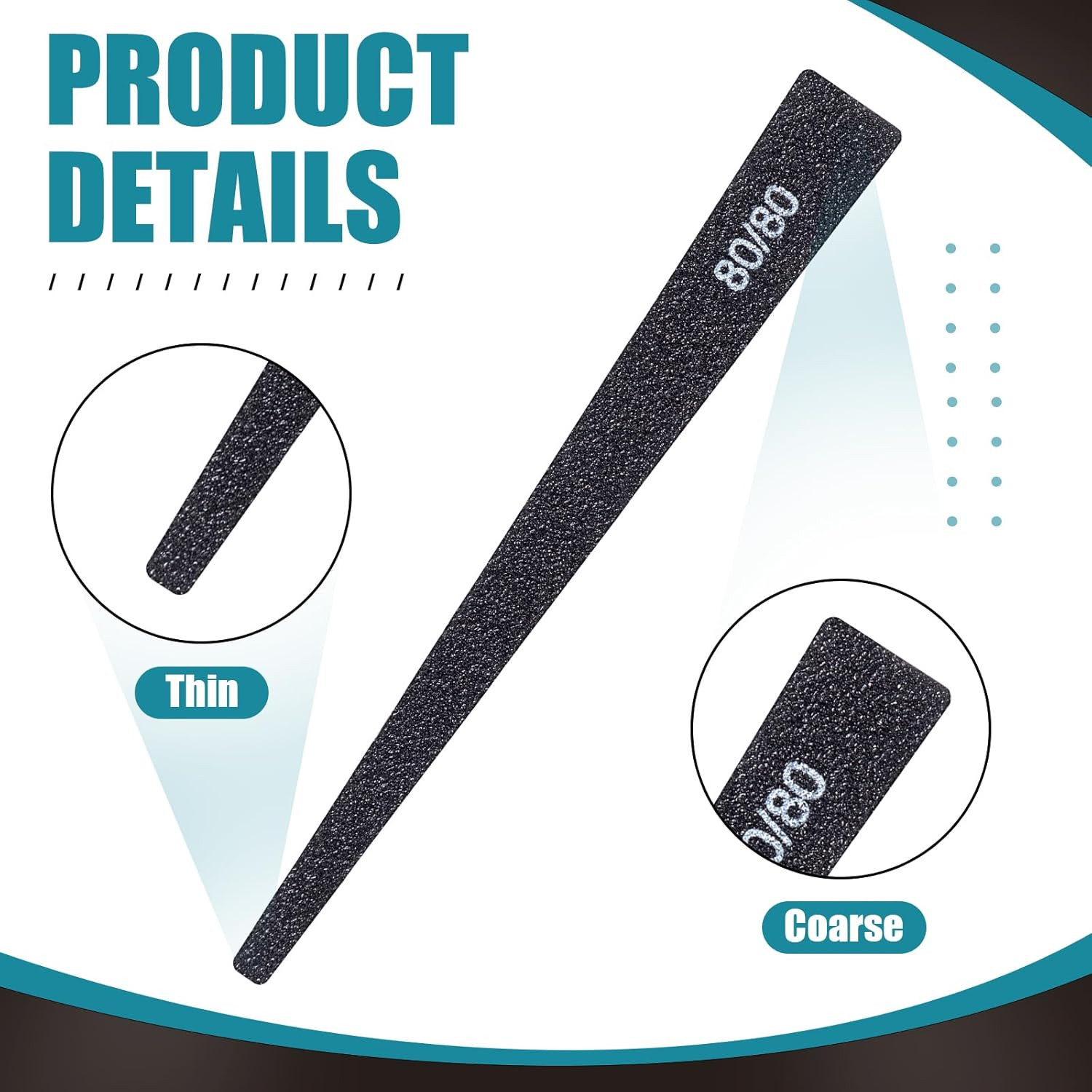 20 Pcs Conical Sanding Sticks for Plastic Models Polishing Sticks Assorted Metal