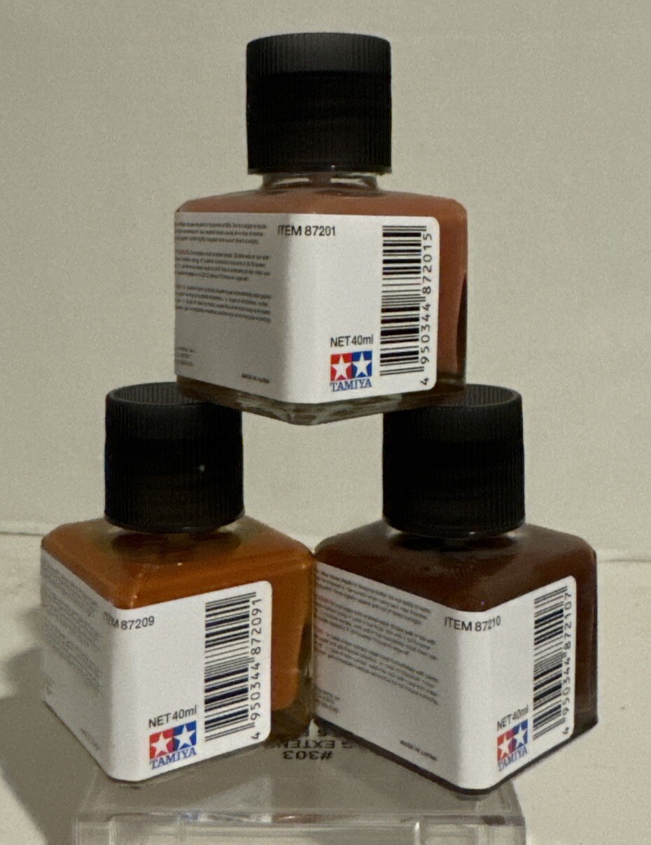 Tamiya panel line accent color 3 pcs Brown Accents