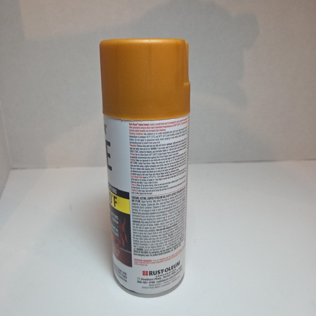 Rust-Oleum 11oz Metallic Copper Engine Enamel Spray Paint, Glossy, 500°F