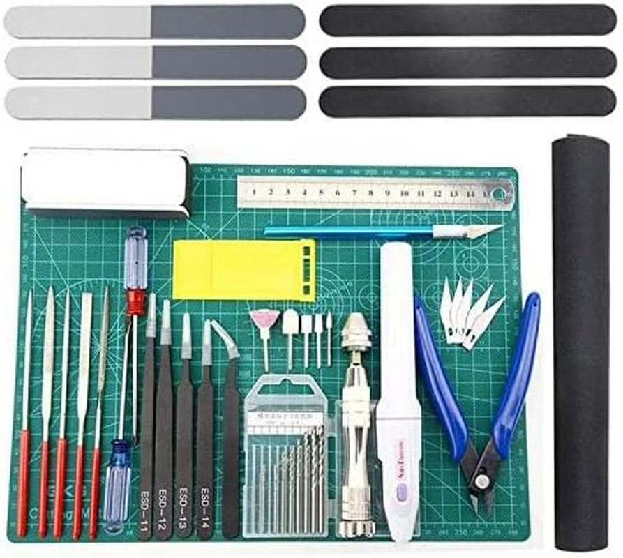 Professional 33 PCS Model Tools Kit for Gundam Car Model Building Repairing Fixi