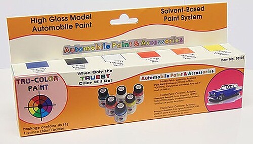 Tru-Color High Gloss Standard Color Automotive Paint Set – Hobby and Model