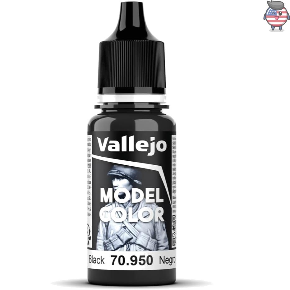 Versatile 17ml Black Acrylic Paint for Miniatures – Non-toxic & Easy to Apply