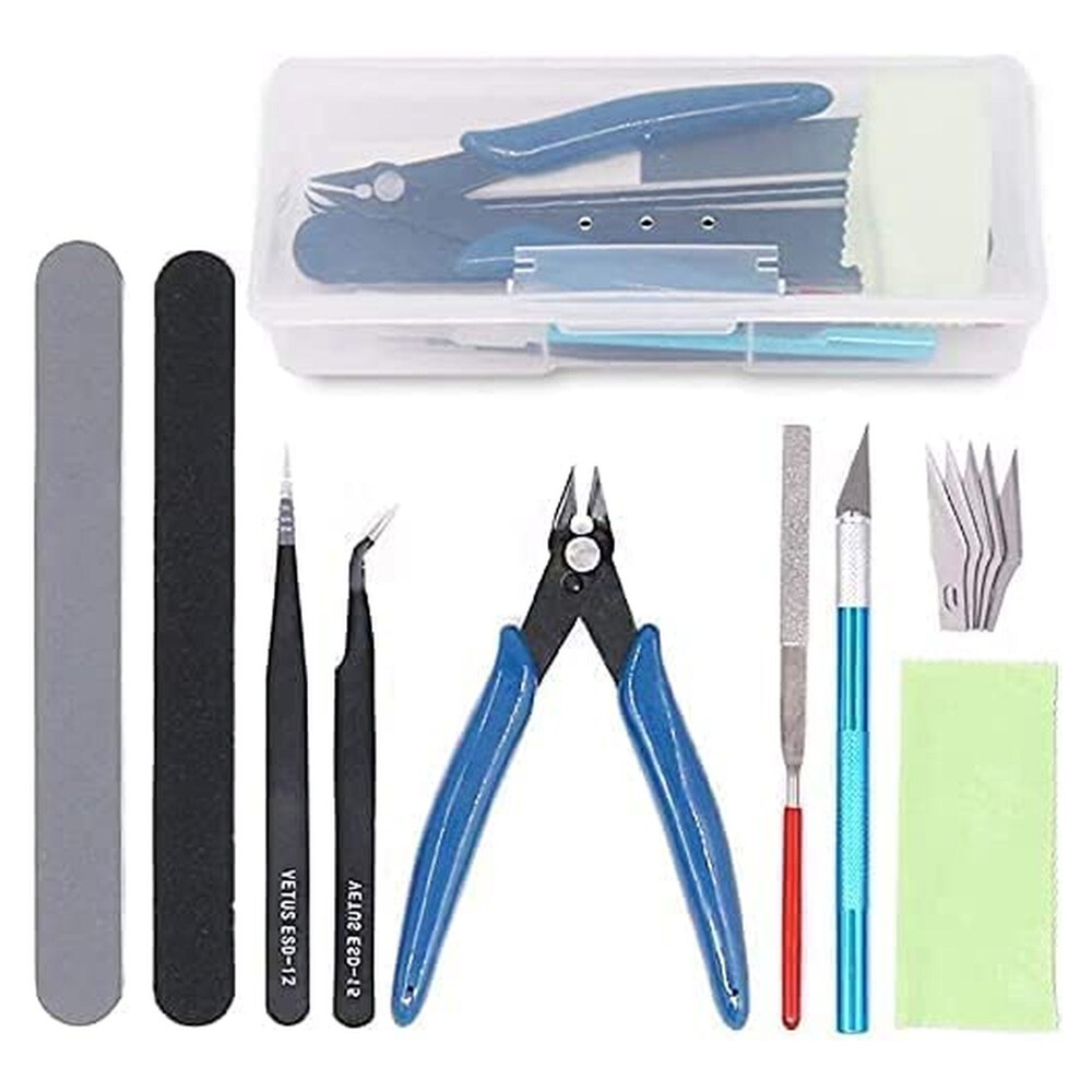 9Pcs for Gundam Modeler Basic Tools Craft Kit Car Model Hobby Building Repairing