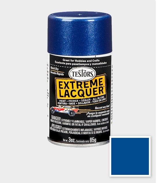 Testors 1836MT Spray Lacquer De Ja Blue 3 oz