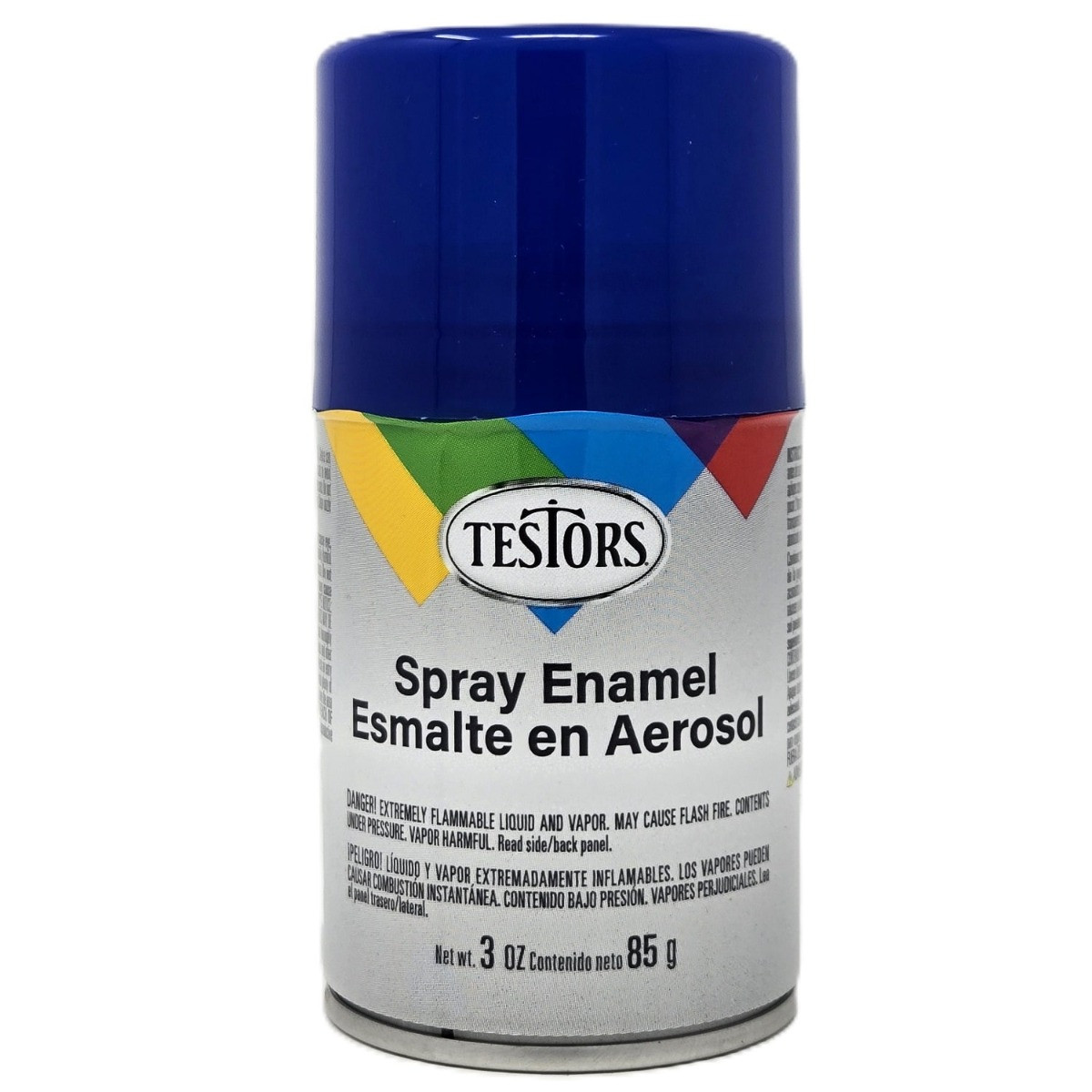 Testors Gloss Dark Blue Enamel Spray Paint 3oz 1211T