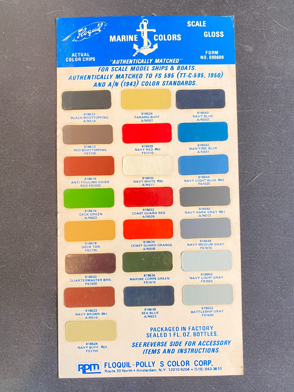 Floquil Paint – Marine Colors
