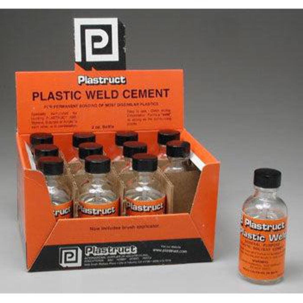Plastruct Plastic Weld 2oz Bottle For Styrene