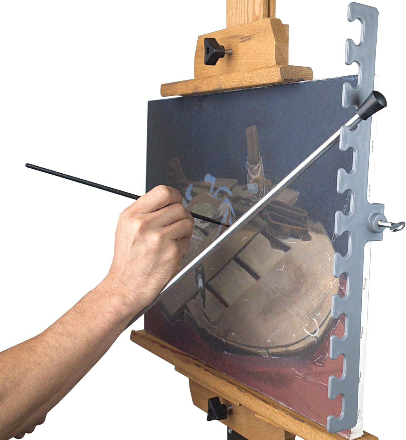 Stedi-Rest, Mahl Stick Rest to Steady The Hand While Painting Detail