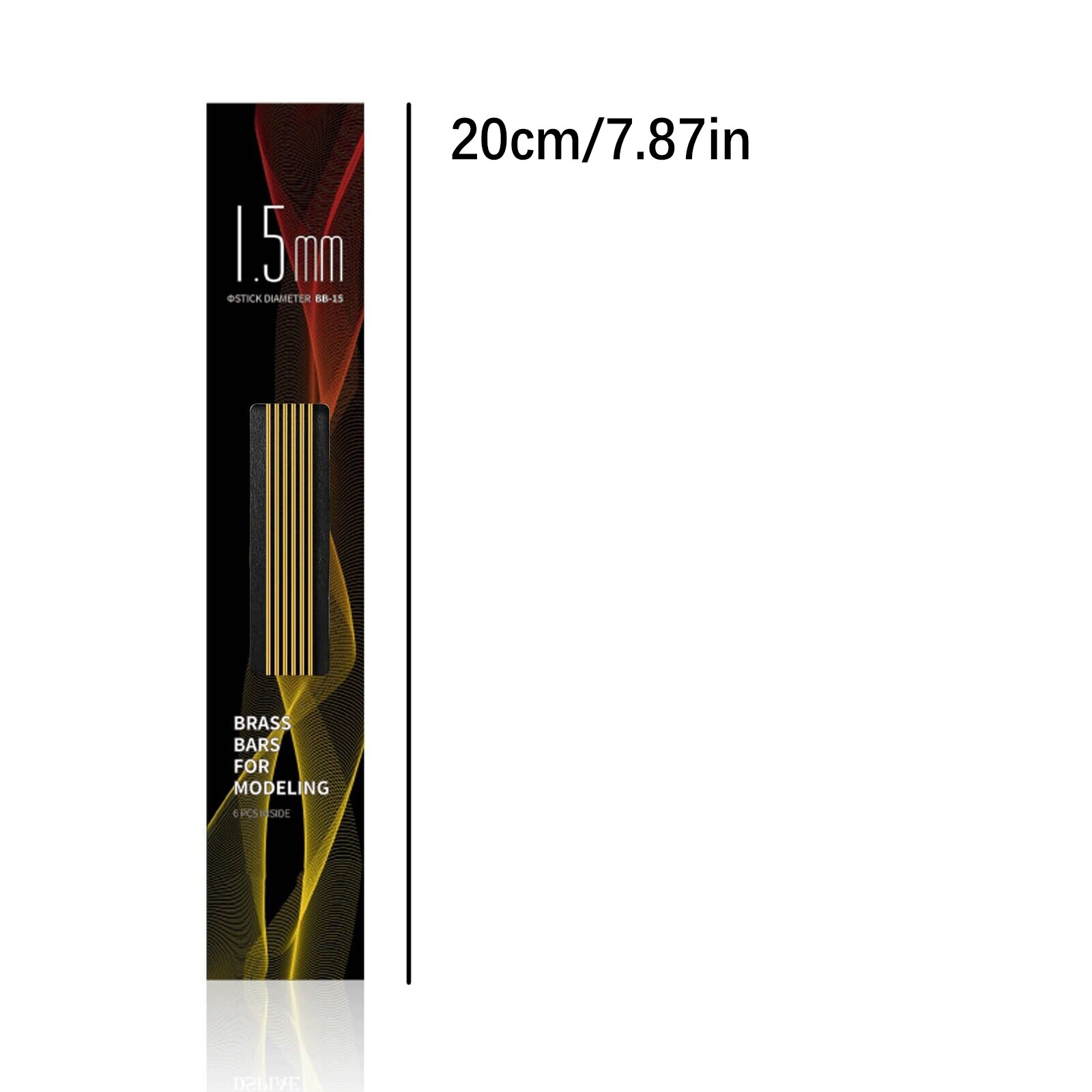 1 Box Modeling Hobby Brass Bars Rods Tool for Gundam/Military Model Craft