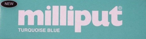Milliput Epoxy Putty Turquoise Blue 113 g