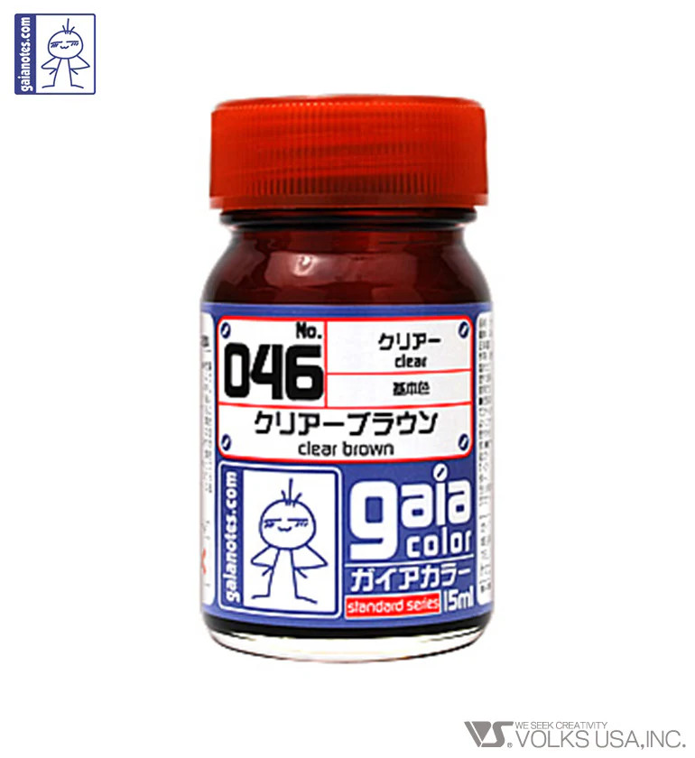 Gaia Color Lacquer GC046 Clear Brown 15ml