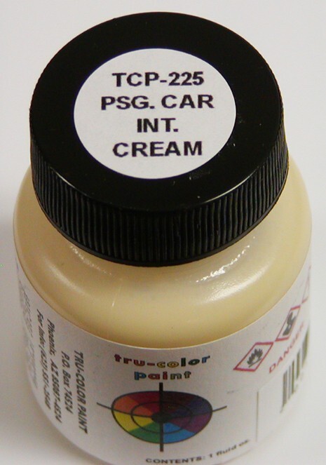 Tru-Color Paint TCP-225 Passenger Car Interior Cream 1oz Bottle