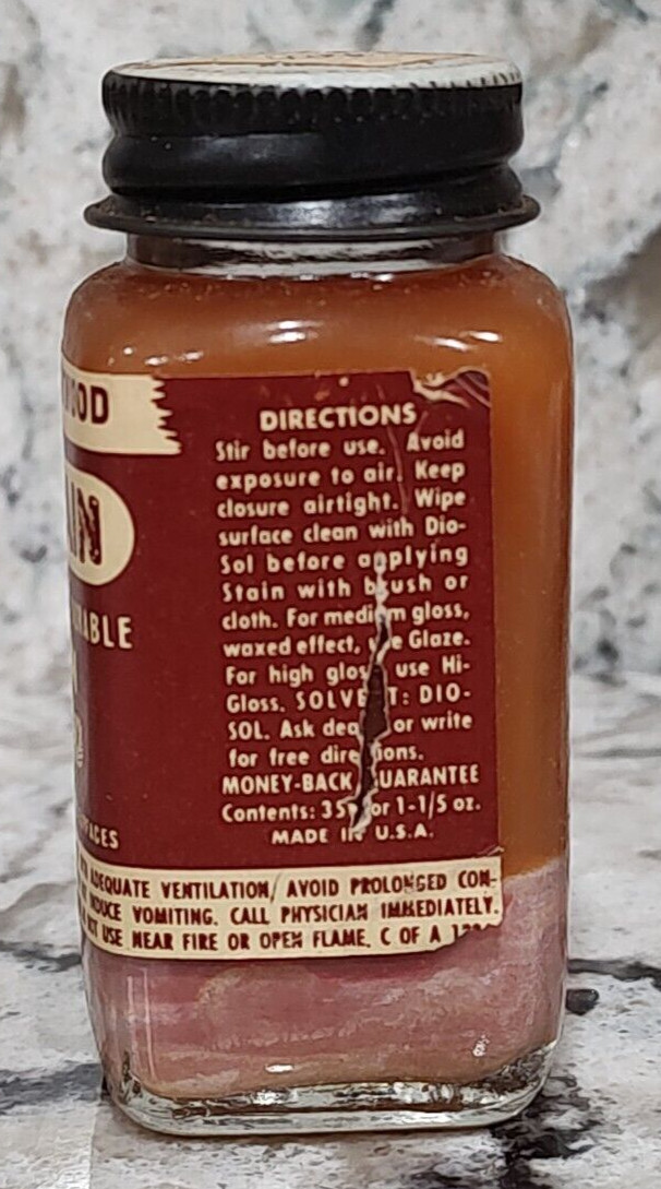 FLOQUIL FLO-STAIN for WOOD MODEL PAINT / STAIN – 1 1/5 oz OUNCE – S121 FRUITWOOD