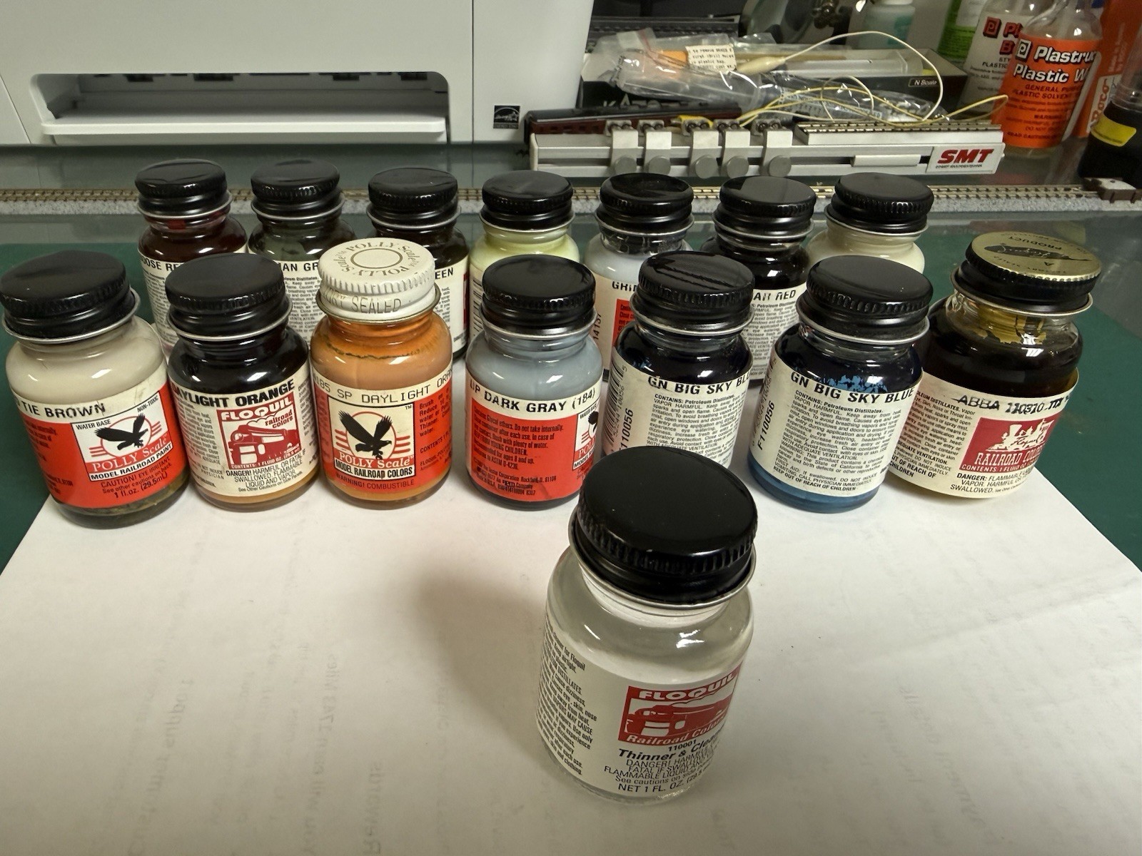 FLOQUIL POLLY SCALE RAILROAD COLORS MODEL PAINT 1oz 1 oz – Multiple Colors Lot