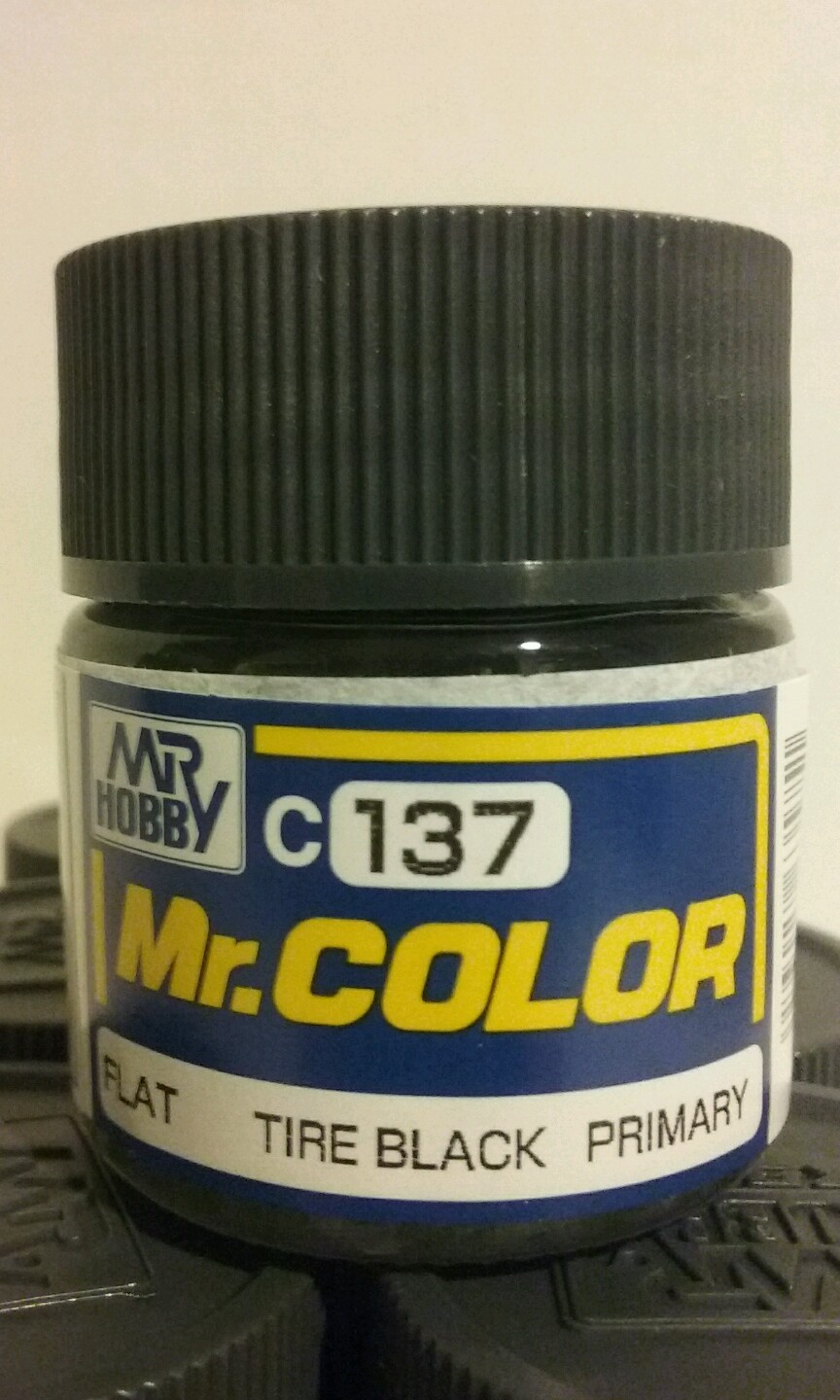 Gunze Sangyo Mr, Color C137 Tire Black. 10ml.