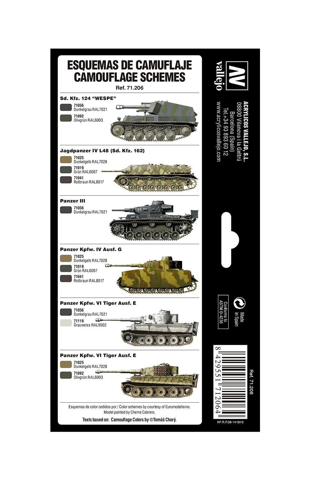 – German Colors 1940-1945 Acrylic Paint Set | Model Air | AFV Color Series Ki…