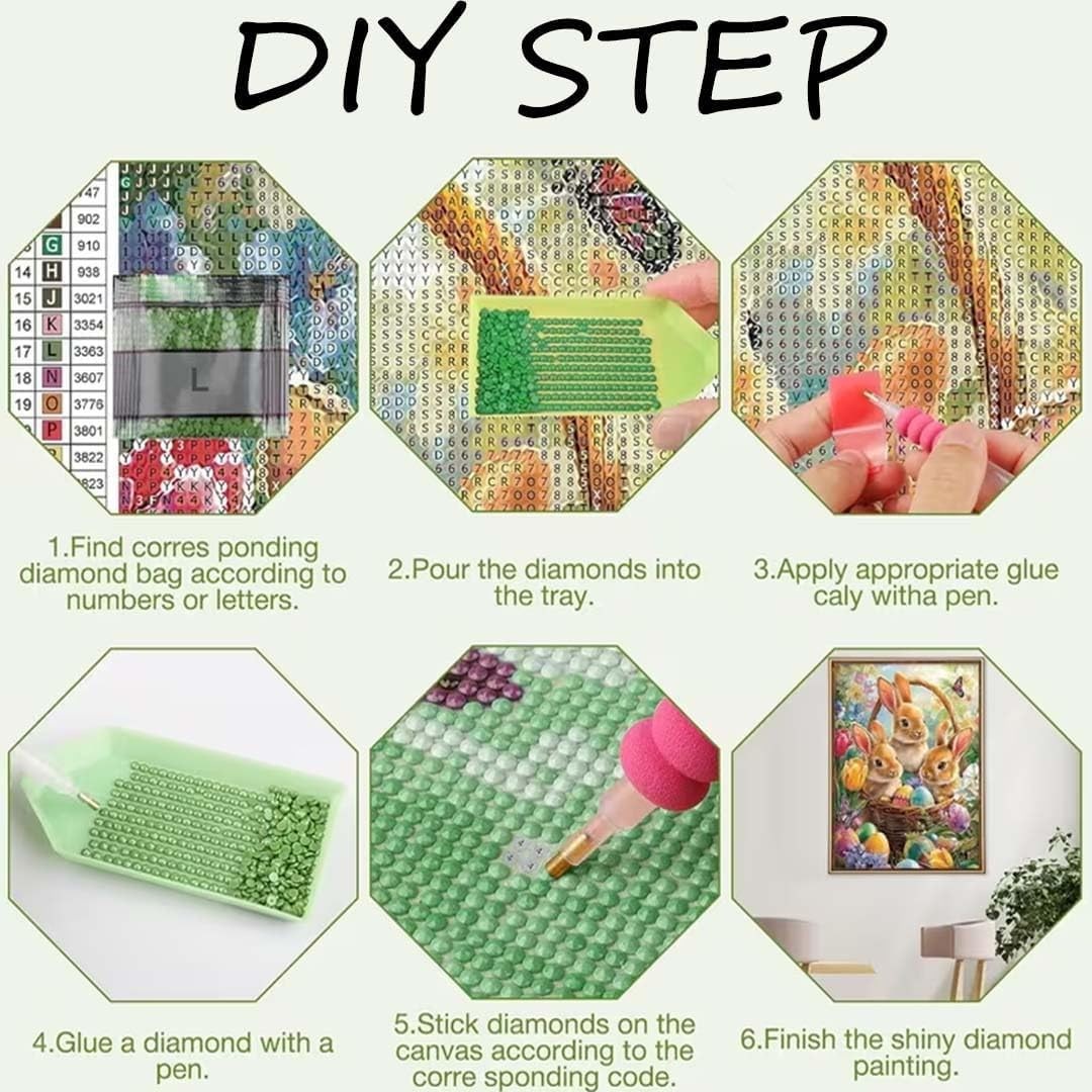 Cat Diamond Painting Kit for Adults,5D Animal Special Shaped Diamond Art Kits fo