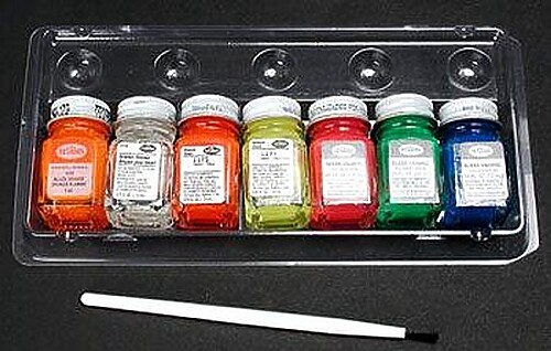Testors Fluorescent Paint Kit – Hobby and Model Paint Set – #9132