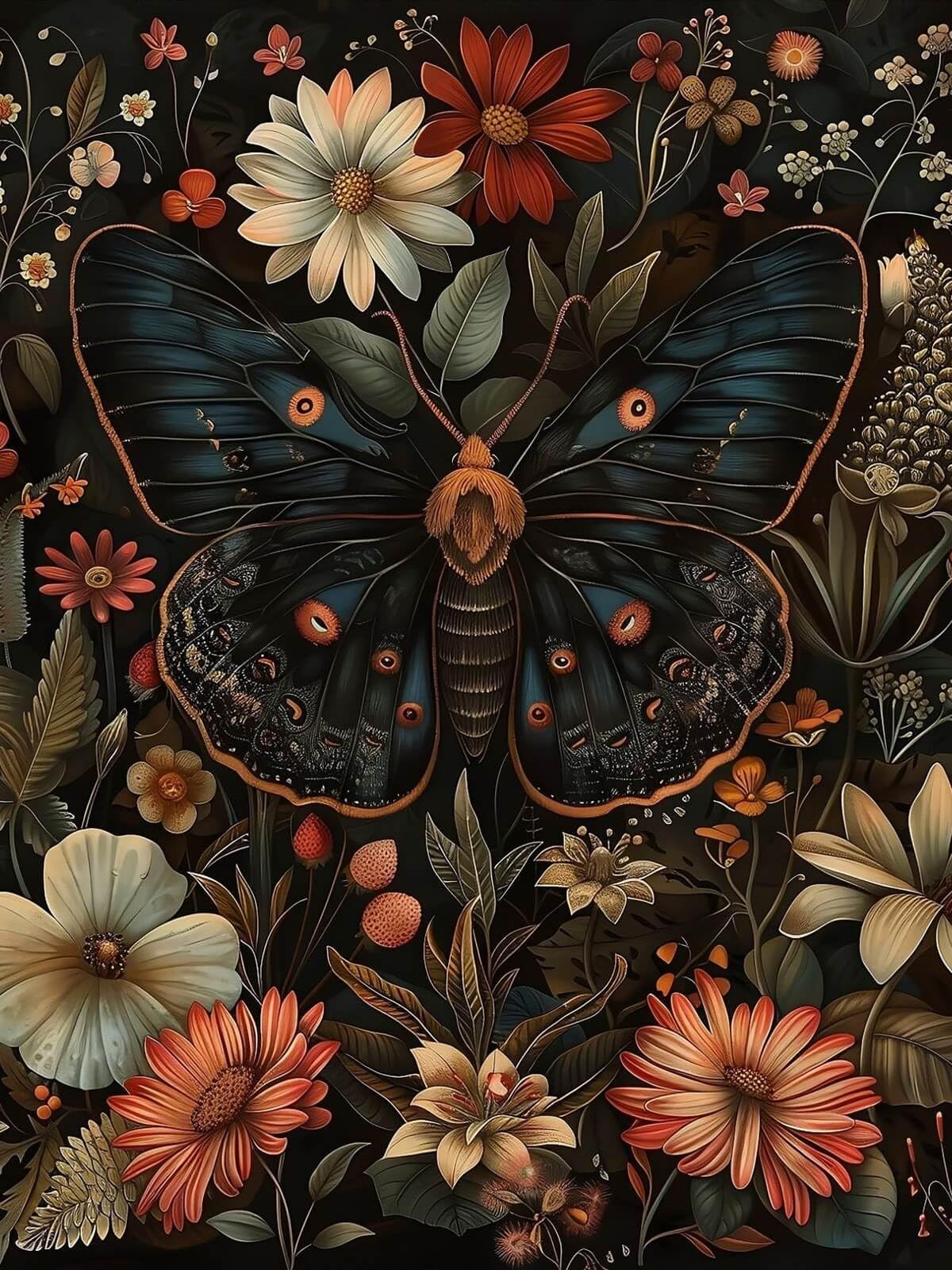 Butterfly Diamond Art Kits for Adults, Full Drill Diamond Painting Kits for Adu,