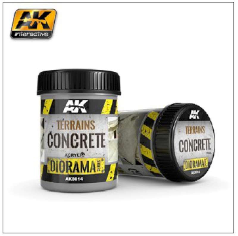 Diorama Series Terrains Concrete Texture Acrylic 250ml Bottle