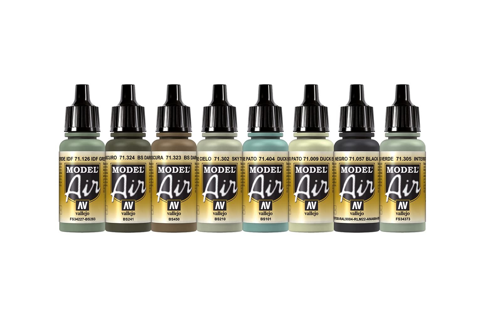 RAF Colors Special Battle Of Britain Air War Model Paint Kit 8x17ml Bottles