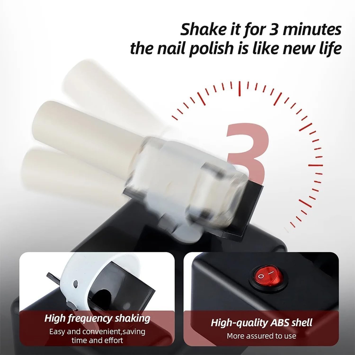 Electric Paint Shaker for Model Hobby Kits & Miniatures – Professional Vortex