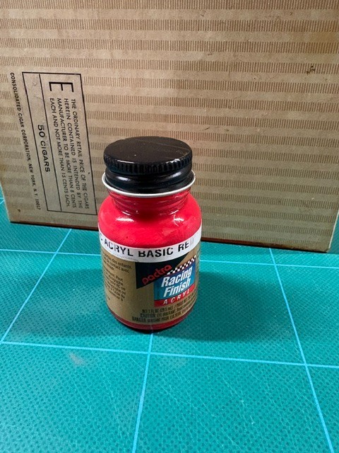 PACTRA Paint RC 5104 Acryl Basic Red 2/3oz Jar Full Fluid