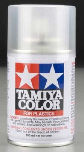 3 pack Tamiya America Spray Lacquer TS-80 Flat Clear TAM85080 Lacquer ts80
