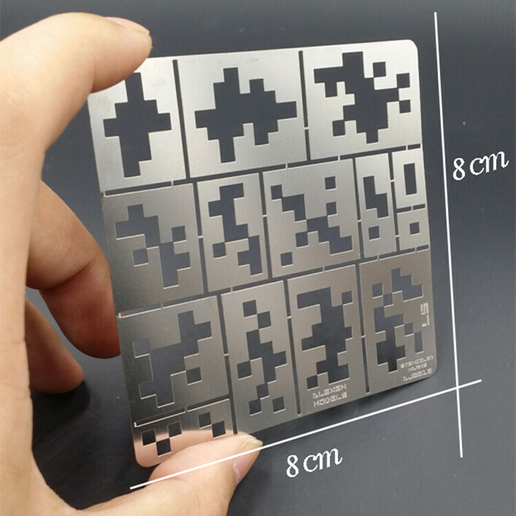 1/35 Modern AFV Digital Camo Stenciling Template Model Building Tool AJ0013