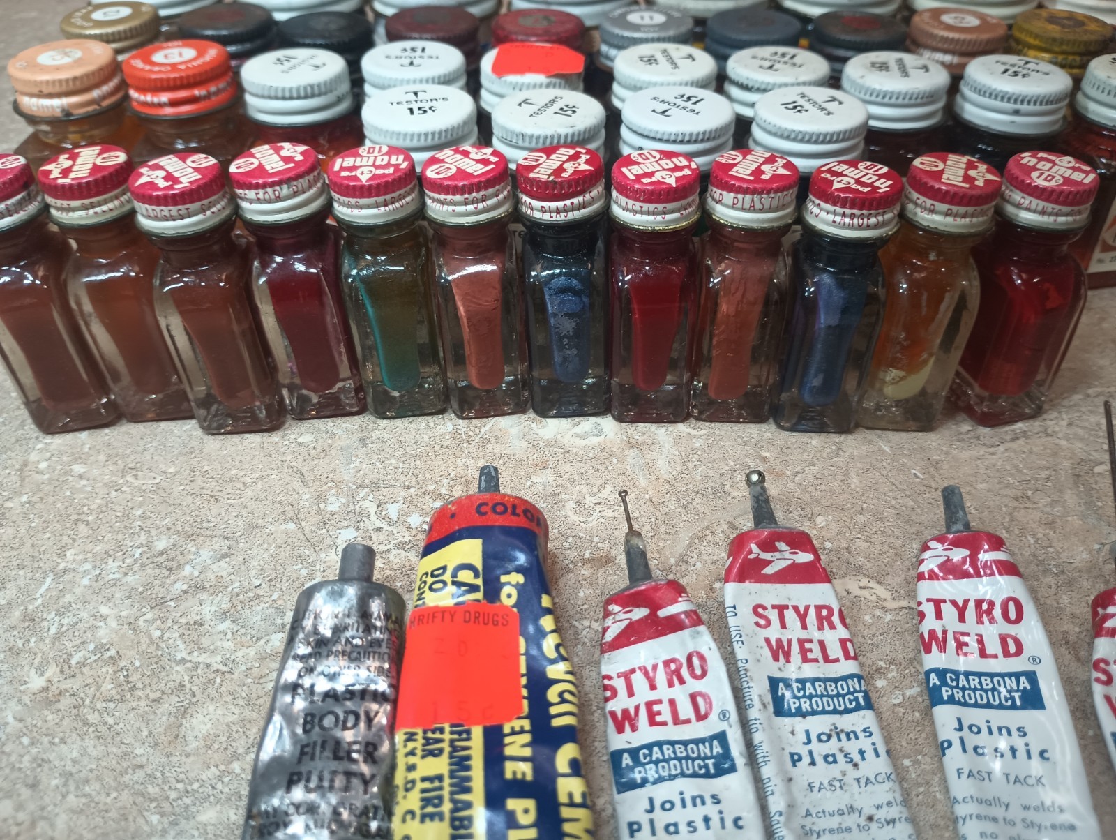 Vintage Model Paint + Lot, Pactra, Testors More 50+ – Liquid/Live Lots Full