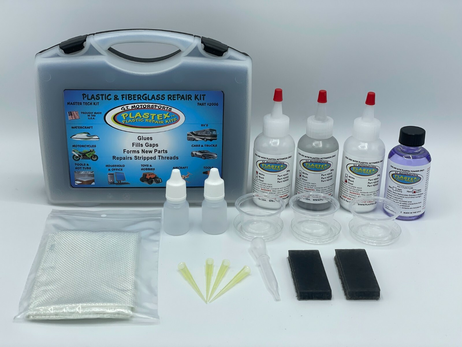 Easily Glue, Repair or Remake Broken Plastic – Plastic & Fiberglass Repair Kit