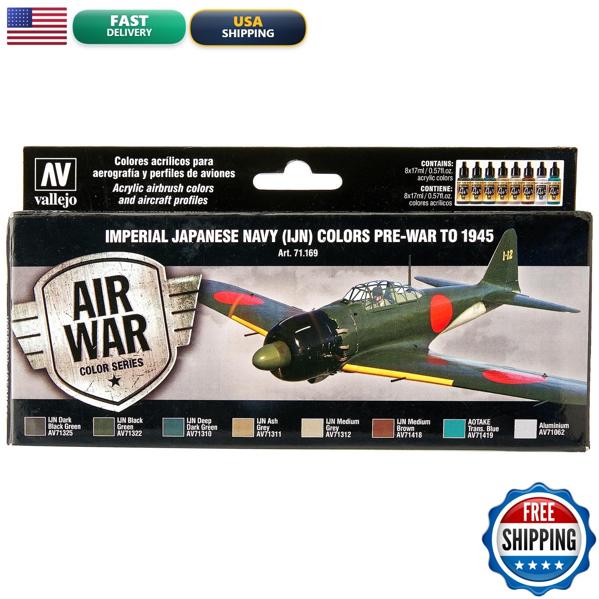 Vallejo Imperial Japanese Navy Set 17ml Paint