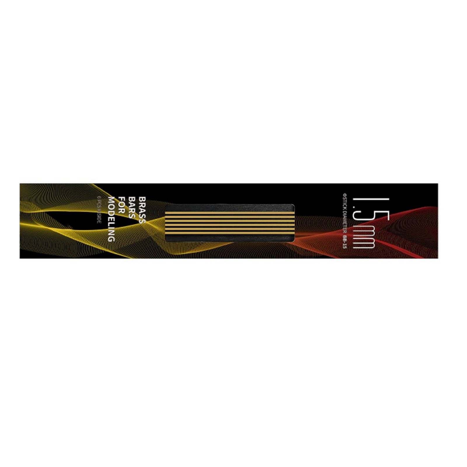 1.5mm Modeling Hobby Brass Bars Rods for Gundam/Military Model Building Tool
