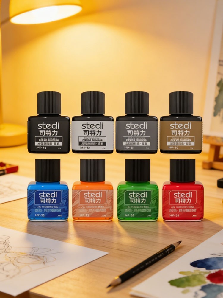 Stedi 40g Water-based Fluorescent Panel Liner for Model Panel Line Accent ColoMv