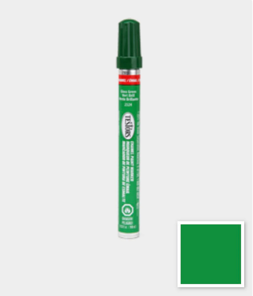 Testors 2524 Enamel Marker Gloss Green 1/3 fl oz